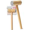 IPEA Batticarne in Legno Classico - 26 cm - Batti Carne doppia Faccia per Schiacciare Carne, Hamburger, Cotolette, Bistecche, Pollo - Martello da Cucina Antiaderente