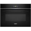 Siemens CE732GXB1 iQ700 forno a microonde da incasso, 60 x 45 cm, nero, cookControl10, programmi automatici, humidClean Plus, pulizia degli interni, tecnologia inverter Microonde, porta a microonde
