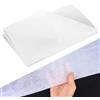 MeiHongJiaYe 2 Pezzi di Tessuto Termoadesivo per Rinforzo 100 x 200 cm, 50 g/m², Fodera per Stiratura, Velluto Termoadesivo per Fai-da-Te e Cucito, per Progetti Artigianali (Bianco)
