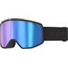 Atomic Salomon FOUR HD Maschera da sci e snowboard con colori ad alto contrasto, lenti a specchio, montatura Live Fit per un grande campo visivo, colore blu (Teal Blue)