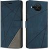 SONWO Cover per Nokia X10 / Nokia X20 Custodia, Flip Caso in PU Pelle Case Cover Premium Portafoglio Custodia per Nokia X10 / Nokia X20, Slot per Schede, Supporto Stand, Blu