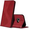 ZONNAVI Cover per Samsung Galaxy Xcover 4s / Xcover 4, Flip Custodia Pelle PU con [Slot Cart] [Supporto Stand] [Magnetica], Cover a Libro Portafoglio per Samsung Galaxy Xcover 4s / Xcover 4 (Rosso)