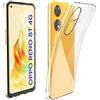 iVoler Anti Ingiallimento Chiaro Cover per Oppo Reno8 T 4G / Oppo Reno 8T 4G con 2 Pezzi Pellicola Vetro Temperato, [Antiurto di Grado Militare] Custodia Trasparente Sottile Case