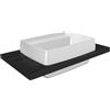 SCARABEO CERAMICHE SCARABEO - ARCO lavabo in ceramica da incasso 80x46,5cm [bianco lucido] - 1002