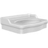 SCARABEO CERAMICHE SCARABEO - CASTELLANA lavabo in ceramica da appoggio/sospeso 70,5x53cm [bianco lucido] - 5301