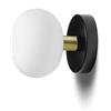 Miloox Sforzin MOSE LAMPADA DA PARETE O SOFFITTO STRUTTURA NERA PARTICOLARI BRONZO-OTTONE-RAME ATTACCO G9