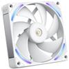 NZXT F140X Ventola Performance - 140mm PWM RGB PC - Flusso aria & pressione max - Basso rumore - Telaio & pale LCP - Cuscinetto magnetico fluido - Spessore 30mm - Bianco