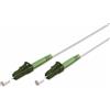 goobay 59592 - Cavo in fibra ottica (FTTH) monomodale (OS2) Simplex/LC APC (8°) maschio a LC-APC (8°) maschio/cavo onda luminosa, 30 m