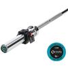 HMS-ds Bilanciere Olimpico in acciaio da 183 cm con Blocchi Lock Jaw