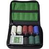 Mediawave Store Set poker in astuccio da viaggio 150 fiches 1 mazzo di carte e tappeto CASINO'