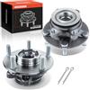 Frankberg 2 cuscinetti ruota, set di cuscinetti ruota supporta la funzione ABS, asse posteriore, compatibile con Juke F15 SUV 2010-2021, Leaf ZE0, berlina 2010-2015, X-Trail T31, SUV Replace#