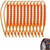 Rakiuty Catene da Neve per Auto,Catene da Neve Universali Antiscivolo di Emergenza,Catene Regolabili Antiscivolo Ruota per Pneumatici,Snow Chains for Car Tires,Cable Chains for Cars