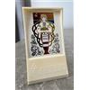 Piccola scrivania sovietica vintage souvenir 60 anni della Repubblica sociale...