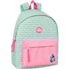 safta STITCH ICE CREAM - Day Pack per bambini, zaino per bambini, qualità e massima resistenza, comodo e versatile, 33 x 15 x 42 cm, Rosa, M, Casual