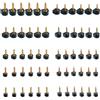 Roellgs 60 tappi di ricambio per tallone, protezioni per scarpe a forma di U, colore nero
