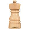 Cole & Mason H233004 London Faggio Naturale Macina Pepe, Precision+/Macinatura Regolabile, Legno di Faggio, 130mm, Include 1 x Macinino, Garanzia a Vita sul Meccanismo