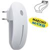 ECOVA LAMPADA LED 0,5W NOTTURNA 16LM PER PRESA 10A ITALIANA CON SENSORE -ECO83305