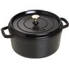 STAUB Round Cocotte, Nero, Hierro Fundido de 26 cm