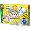 SES Creative 14788 - Kit da disegno creativo a spirale in legno, per bambini dai 5 anni in su, crea oltre 40 disegni unici a spirale con 5 ruote in legno