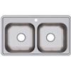 Elkay D233191 - Lavello da cucina in acciaio INOX, misura 22, 83,8 x 48,3 x 17 cm