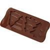 silikomart 22.146.77.0065 Stampo in Silicone per cioccolatini e Biscotti Choco Pine, Marrone