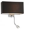 Ideal Lux HOTEL AP2 NERO Mod. 035956 Lampada Da Parete 2 Luci