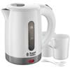 Russel Hobbs Russell Hobbs 23840-70 Bollitore Elettrico da Viaggio 0.85L 1000W Grigio/Bianco