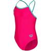 Arena Junior Logo Kids Girl One Piec Freak Rose-Water Intero Fuxia Baby Bimba