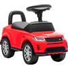 AIYAPLAY Auto Macchina per Bambini Licenza Land Rover con Clacson e Spazio Portaoggetti, 65.5x28x42 cm, Rosso | Aosom Italy