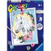Ravensburger CreArt Serie D Classic Ritratto di Unicorno
