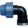 Cornat Sistema di irrigazione angolare Tubo PE Ø 40 mm, Filettatura Interna 1 1/4 Pollici, Polipropilene, per Acqua Fredda