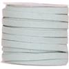 Craftelier - Nastro in pelle scamosciata morbido e flessibile per decorare progetti di scrapbooking e altri lavori artigianali | Lunghezza circa 4,9 m e larghezza ca. 5 mm - Colore verde menta