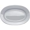 Alessi A di Alessi - AJM28/22 - PlateBowlCup Piatto da portata ovale in porcellana bianca.