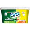 Clovin Purox PUROX UNIVERSAL Detersivo Lavatrice Capsule (20 Lavaggi) - Per tutti i tessuti, rimuove le macchie, ecologico, risciacquo completo, protezione anticalcare, scatola