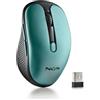 NGS EVO RUST ICE - Mouse Ricaricabile Wireless da 2,4 GHz per Computer/Laptop/MacBook/PC/Mac/iPad/Tablet, Tasti Silenziosi, 3 Livelli DPI:800/1200/1600, Progettato per Destrimani, Blu