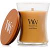 WoodWick Candela profumata con stoppino scoppiettante | Candela a clessidra media Golden Bourbon | Candele a lunga combustione: Fino a 60 ore | Regali perfetti per le donne