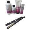ELGON PIASTRA KIEPE HOME PRECISION (COLORI A SCELTA NERO CELESTE ROSA) +KIT LINK D CON LINK-D 0 250 ML LINK-D 2 100 ML LINK D-4 100 ML DRY OIL 5 -30 ML