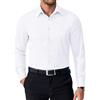 WINKEEY Camicia Uomo Maniche Lunga Camicie No Stiro Business Camicia Senza Rughe Regolare Fit Elegante Casual,Blu Navy S