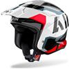 Airoh Casco Moto Jet Trial Airoh TRR II JUPITER Rosso Lucido