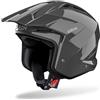 Airoh Casco Moto Jet Trial Airoh TRR II COLOR Grigio Scuro Lucido