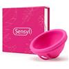 Sensyl Disco Mestruale 60ml - Coppa Mestruale Alternativa per Mestruazioni, Silicone Medico 12h, SafeLoop per Rapporti Intimi, Menstrual Disc Riutilizzabile Ultra Sottile Flusso Abbondante