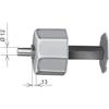 STAFER Calotta zincata porta rullo tapparella ø 60 mm STAFER 050NRF20