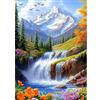 CEOVR Diamond Painting Kit Paesaggio,30x40cm DIY Pittura Diamante Kits,Mosaico Diamanti Painting per Decorazioni Casa,Fiume e Foresta