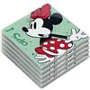 Egan Set di 5 sottobicchieri della collezione MICKEY I AM & MINNIE I AM - Sottobicchieri in ceramica smaltata per protezione della tavola - Accessori da cucina e decorazioni per la casa - Lavare solo