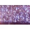 Luci da Esterno Tenda Luminosa 4 x h. 0.9 m, 192 miniLED Bianco Freddo con Flash, Telecomando, Prolungabile