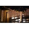 Luci da Esterno Tenda luminosa 2 x h. 2.2 MT., 440 miniLED Bianco Caldo, Telecomando, Prolungabile