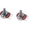 Alnicov - Potenziometro lineare singolo rotativo a 3 pin, B250K, 18 mm, potenziometro per controllo del volume per parti di chitarra