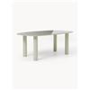 Westwing Collection Tavolo organico con piano in vetro Beni, 200 x 110 cm