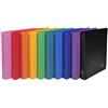 exacompta Raccoglitore ad anelli Exacompta LINEA OPACO 4 anelli Ø 30 mm ppl A4 MAXI 297x242 10 colori assortiti - 51699E