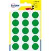 avery Etichette rotonde colorate AVERY verde Ø 19 mm 6 fogli - PSA19V